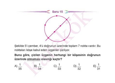 Ayt Matemat K Cep Test Orta Karek K Yay Nc L K