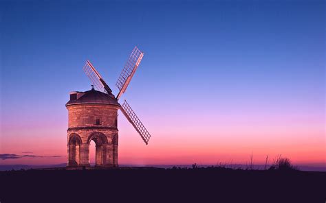 Download Man Made Windmill Hd Wallpaper