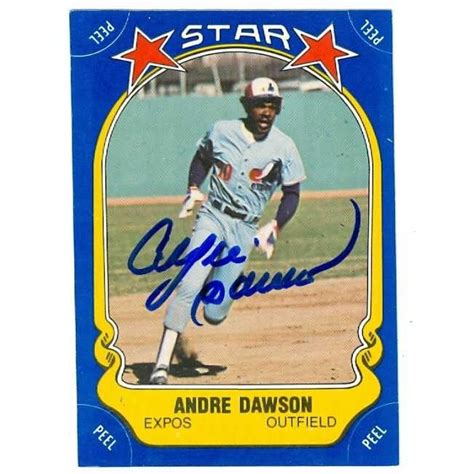 Autograph Warehouse 585496 Andre Dawson Autographed Baseball Card