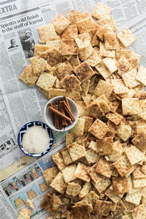 Cinnamon Crackers Recipe Cracker Recipes Recipe Using Saltine