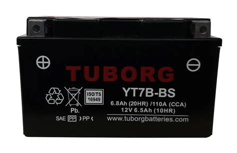 Akumulator Tuborg Agm Yt7b Bs 12v 65ah 110a Akumulatory Moto