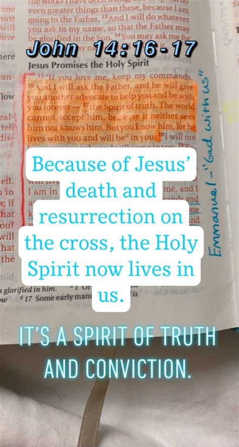 Holy Spirit Spirit Of Truth Holy Spirit John 14 16