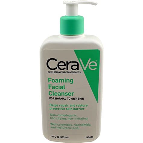 CeraVe Foaming Facial Cleanser, 12 Ounce