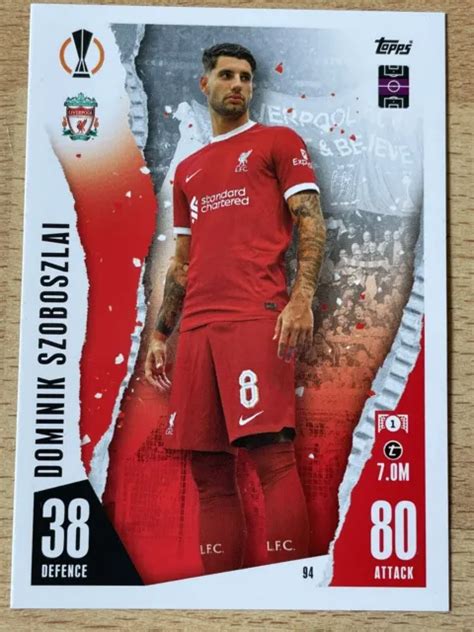 MATCH ATTAX 2023 2024 23 24 Dominik Szoboszlai Liverpool EUR 1 14