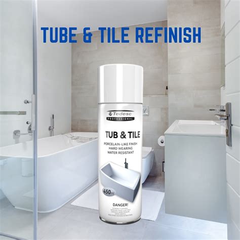 DIY Bathtub Refinishing Tub And Tile Spray Paint Scratch Resistance