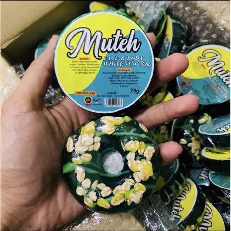 Sabun Donut Muteh Untuk Mencerahkan Muka And Badan Shopee Malaysia