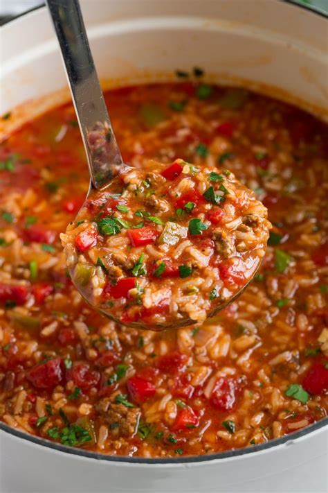 Cozy Stuffed Pepper Soup Cooking Classy