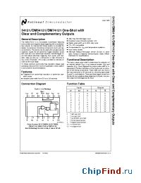 Dm N National Semiconductor One Shot With Clear And