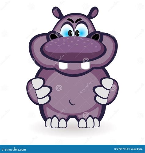 Cartoon Hippo Stock Images - Image: 27817744