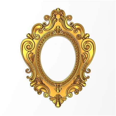 Carved Picture Frame 3d Model Cgtrader