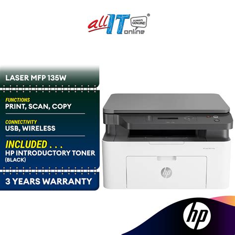 Hp Laser Mfp 135a Mfp 135w Monochrome Printer Shopee Malaysia