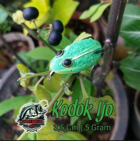 Soft Frog Kodok Ijo 3D Umpan Casting Gabus Lazada Indonesia