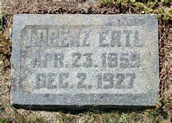 Lorenz Ertl M Morial Find A Grave