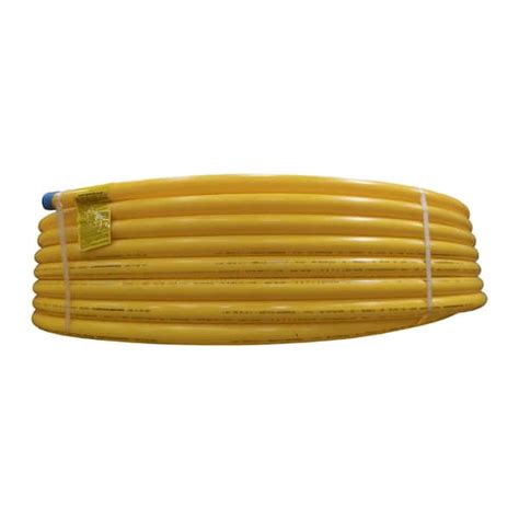 Home Flex 1 In Ips X 500 Ft Dr 11 Underground Yellow Polyethylene Gas Pipe 19 1011500 The