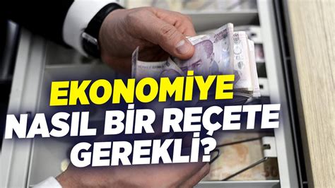 Ekonomiye Nasıl Bir Reçete Gerekli İnan Demirel Prof Dr Şenol