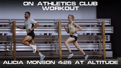 On Athletics Club Workout Alicia Monson At Altitude Youtube