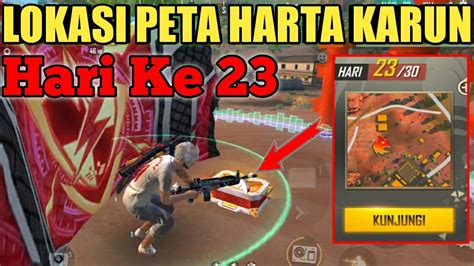 Tempat Lokasi Peta Harta Karun Ff Hari Ke Free Fire Indonesia