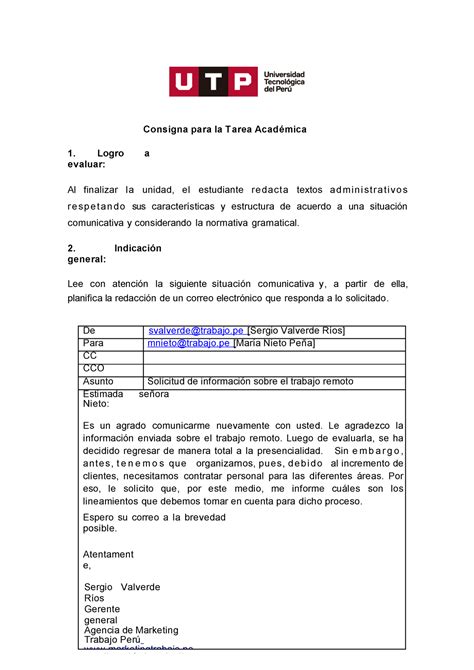 Consigna Para Tarea Academica Consigna Para La Tarea Aca D M I Ca