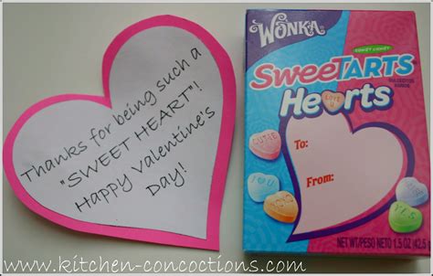 How To Valentines Day Candy Cards Kitchen Concoctions