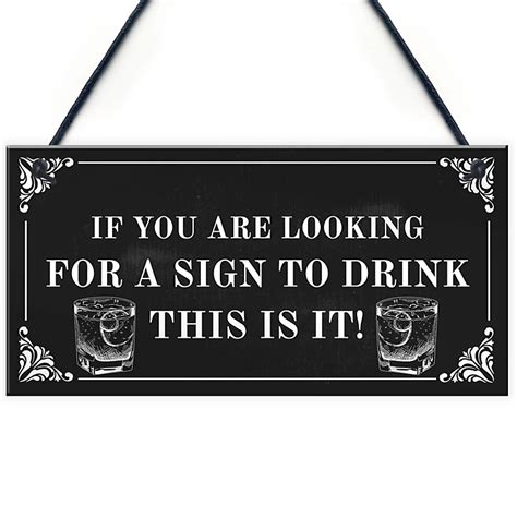 Funny Hanging Wall Sign For Home Bar Pub Man Cave Gift Man Cave Sign ...