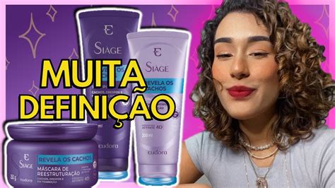 Linha Revela Cachos Eudora Resenha Youtube