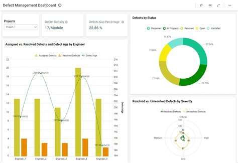 Defect Management Dashboard Agile Dashboards Bold Bi