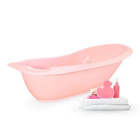 Banheira Bebe Menina - Banheira Infantil Bebê Banho Menina Menino Porta Sabonete 25 Litros ...