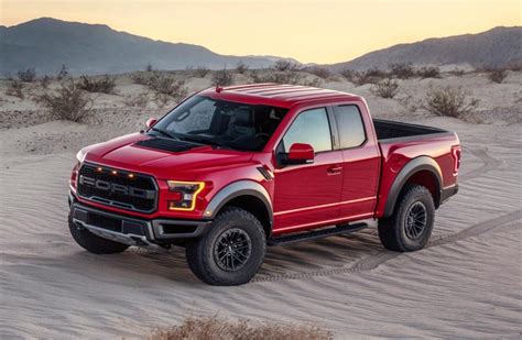 Ford F150 Raptor Roja Perfil Mega Autos