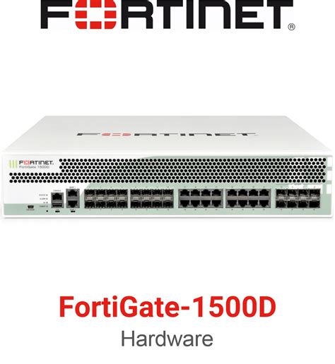 Fortinet FortiGate 1500D Firewall Tylko sprzęt Tylko sprzęt