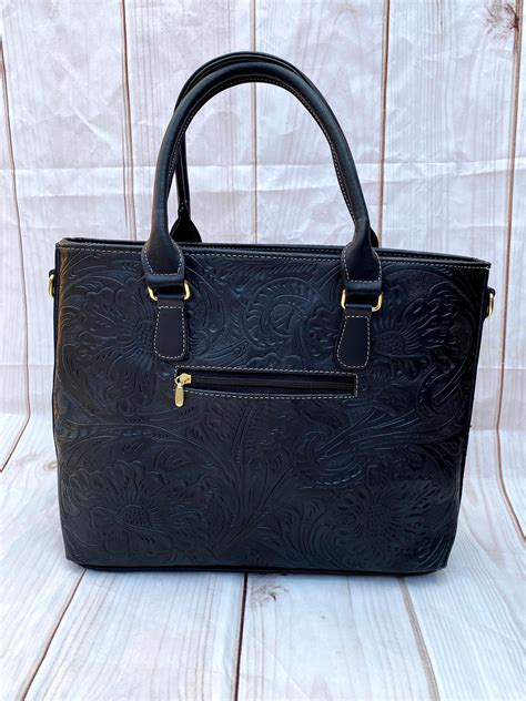 Black Leather Purse - Etsy