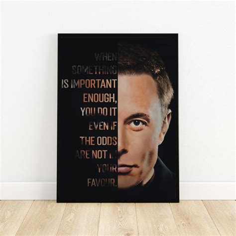 Elon Musk Printable, Elon Musk Wall Art, Elon Musk Poster, Motivational ...