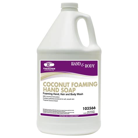 Coconut Foaming Hand And Body Wash Theochem Laboratories