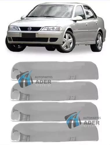 Kit 4 Cubre Manijas Cromadas Chevrolet Corsa Vectra Astra Modelo Viejo