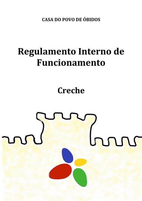 PDF Regulamento Interno De Funcionamento Cpobidos Cumprimento