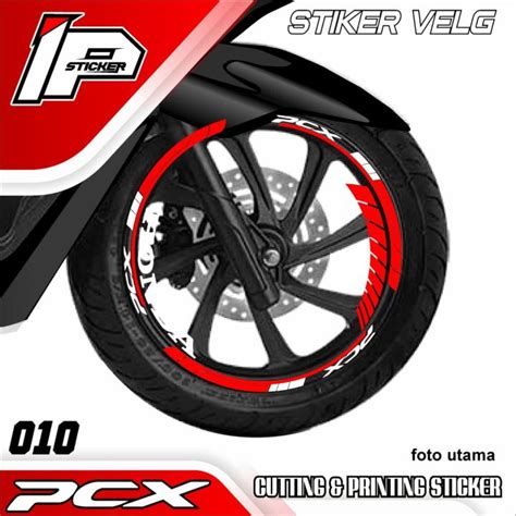 Sticker Velg PCX Sticker Velg Variasi List HONDA PCX 010 Design IP