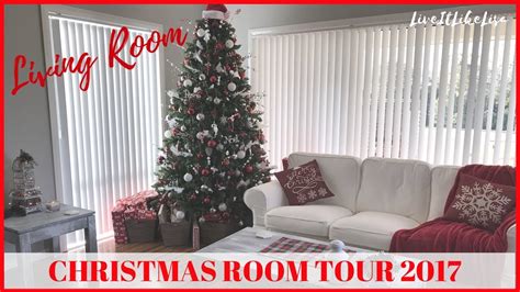 Christmas Room Tour 2017 Living Room Youtube