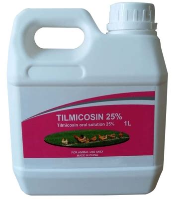 Tilmicosin Oral Solution Medicine Semi Synthetic Parasite Drugs 3 Years