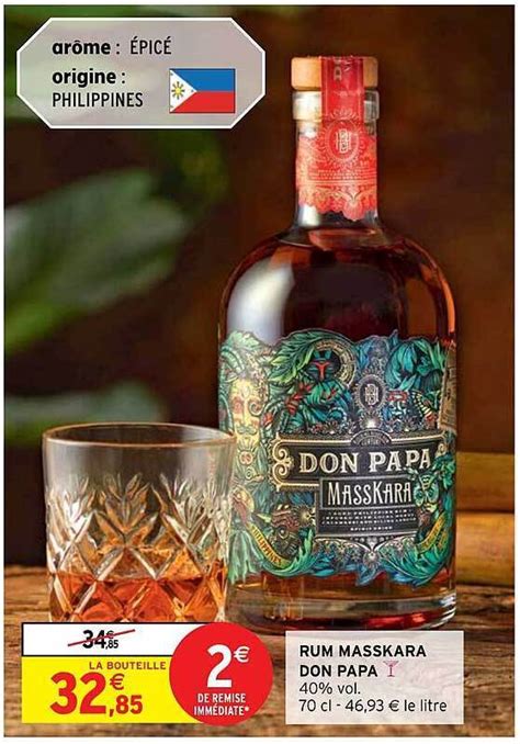 Promo Rum Masskara Don Papa Chez Intermarch Hyper