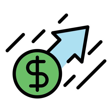 Fast Money Transfer Icon Color Outline Vector Vector Art At