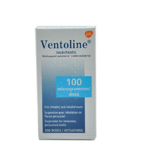 Ventoline Spray 100µgdose 200 Dosages Harakameds