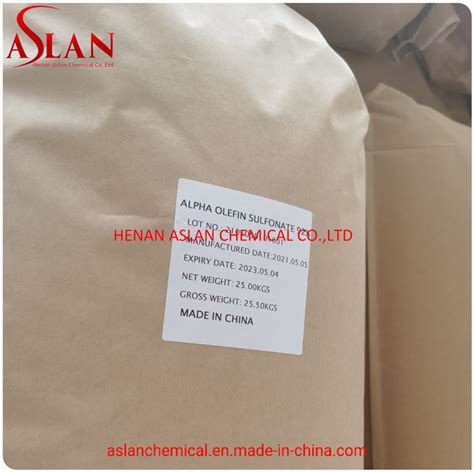 Detergent Raw Materials Sodium Linear Alpha Olefin Sulfonate Aos