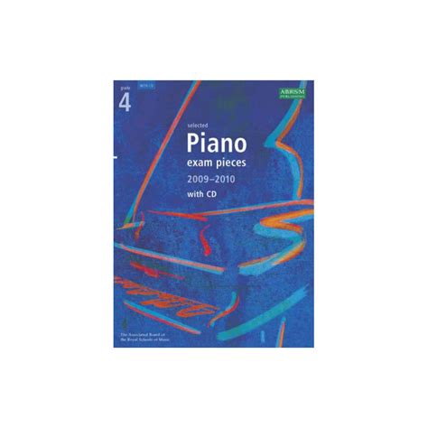 Abrsm Piano Exam Pieces Grade 4 20092010 Cd