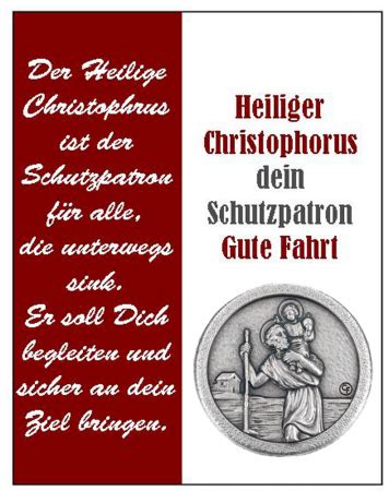 Hl Christophorus Autoplakette Mit Magnet Exklusive Christliche Kerzen