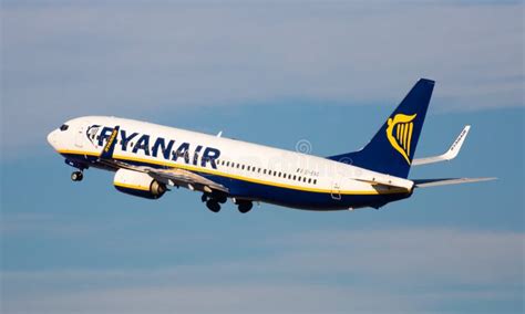 Ryanair Airlines Boeing Ei Evg Taking Off From Barcelona Airport