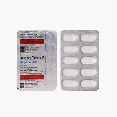 Aciclovir Dispersible Tablets Ip Mg At Stripe Anti Viral