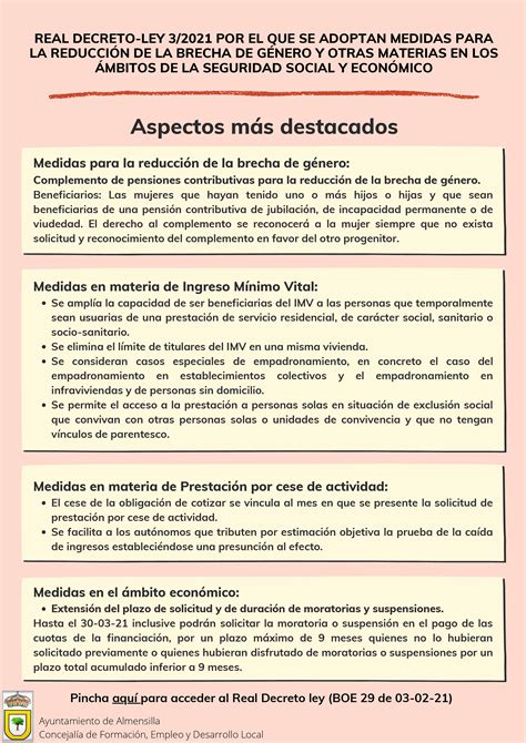 Real Decreto Ley Aspectos M S Destacados