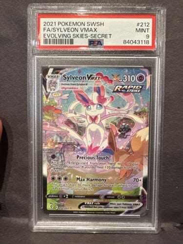 Psa Sylveon Vmax Alt Art Evolving Skies Pok Mon