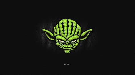 Yoda Star Wars Hd Minimal Art Wallpaper Hd Minimalist K Wallpapers