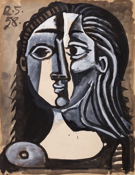 Pablo Picasso T Te De Femme Impressionist Modern Art Evening Sale