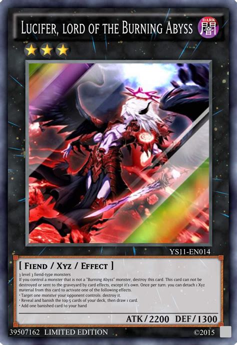 List Of Burning Abyss Cards Printable Cards